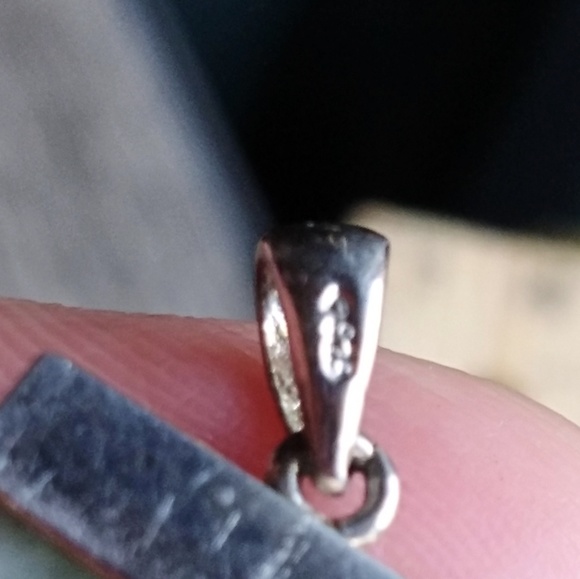 Jade Sterling Silver Happiness luck pendant - Picture 3 of 3